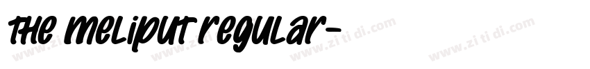 The Meliput Regular字体转换